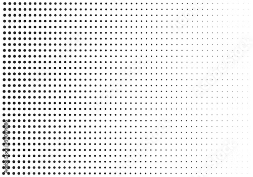 Abstract polka dots halftone background vector