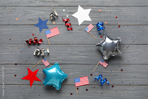 Patriotic american holiday ...