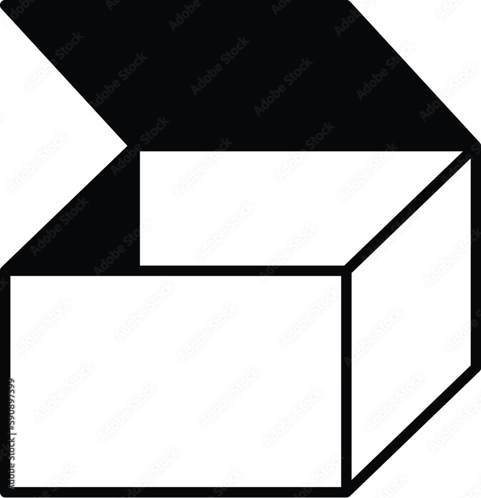 Package sign icon. Box symbol modern, simple, vector, icon for website design, mobile app, ui. Vector Illustration Package sign icon. Box symbol modern, simple, vector, icon for website design, mobile app, ui. Vector Illustration