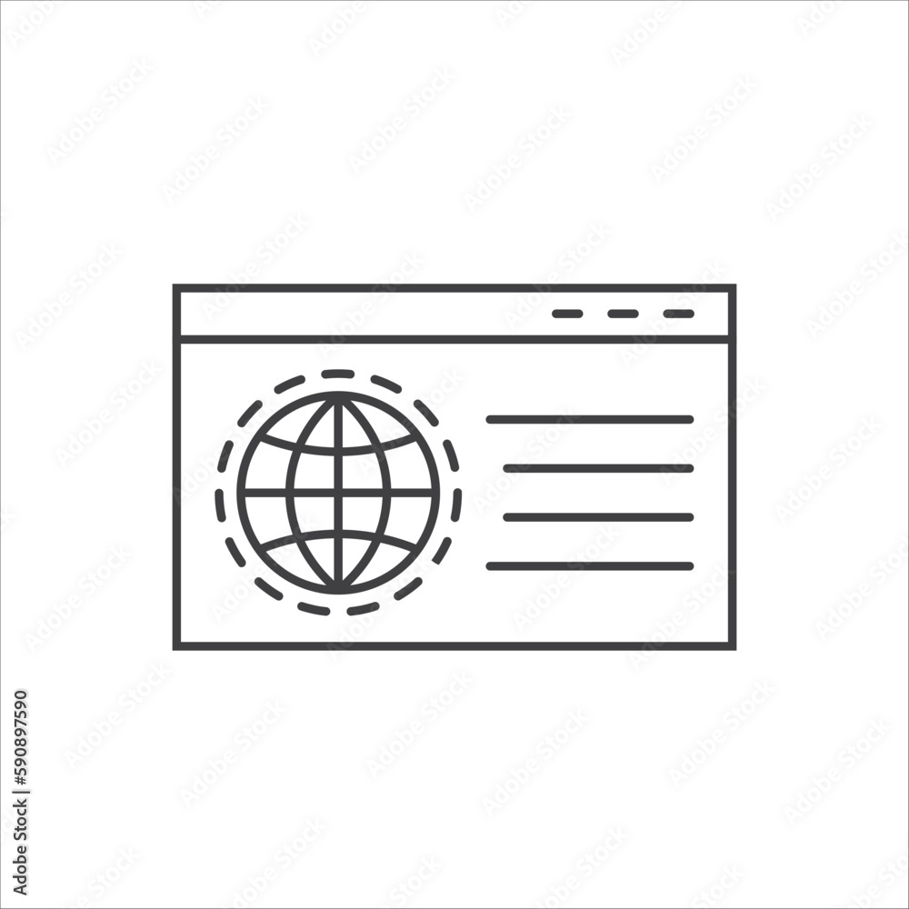 Web icon. Global network icon. Website vector icon. Site flat sign design. Www symbol pictogram. Www icon. UX UI icon Web icon. Global network icon. Website vector icon. Site flat sign design. Www symbol pictogram. Www icon. UX UI icon