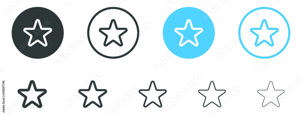 favorite star icon rating symbol reward rating mark icons - Starred messages icon sign
