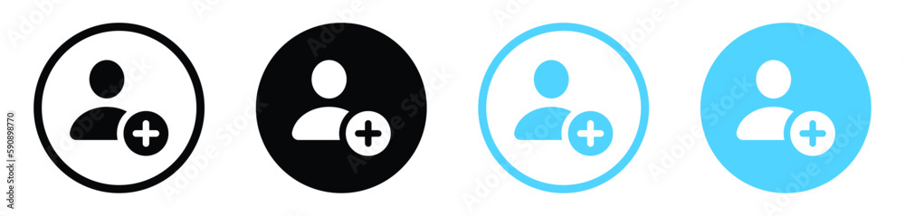 Add new user icon vector male person profile avatar with plus symbol, Add user profile icon Add new user icon vector male person profile avatar with plus symbol, Add user profile icon