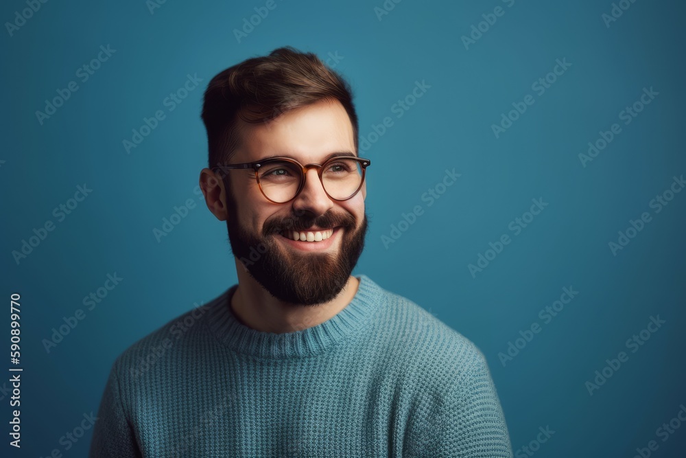 Strong man with beard. Generate Ai Strong man with beard. Generate Ai