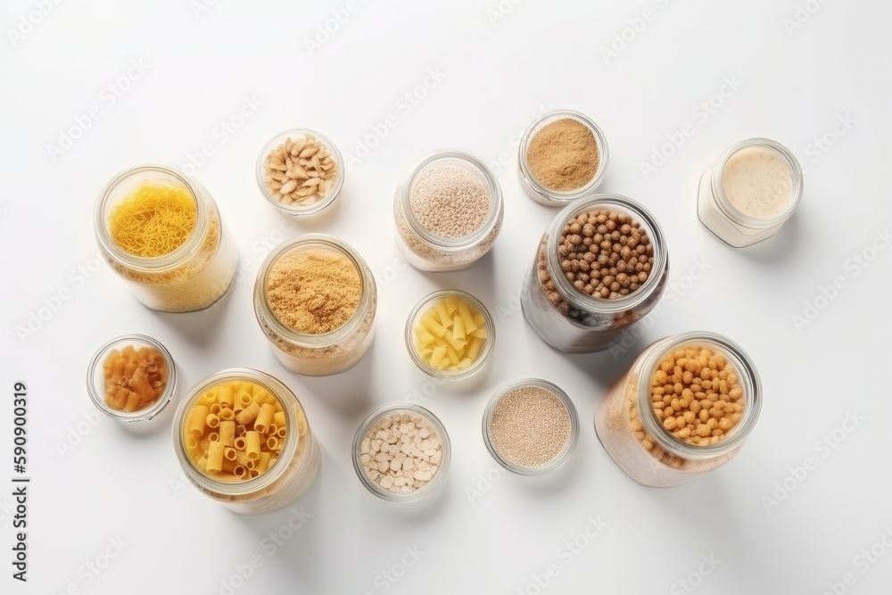 Raw cereals grains. Generate Ai Raw cereals grains. Generate Ai