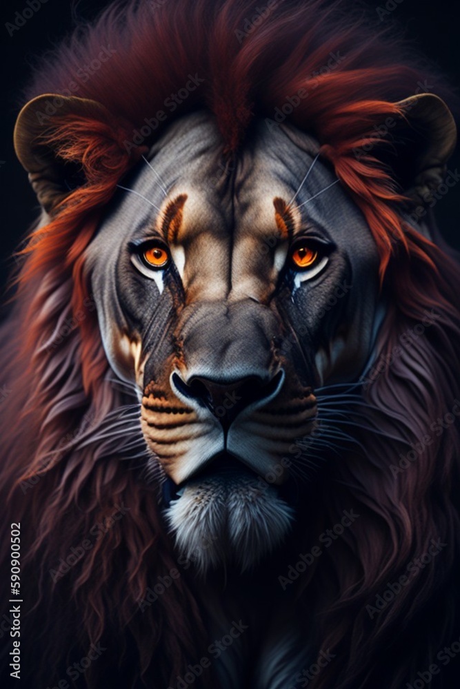 león rojizo 