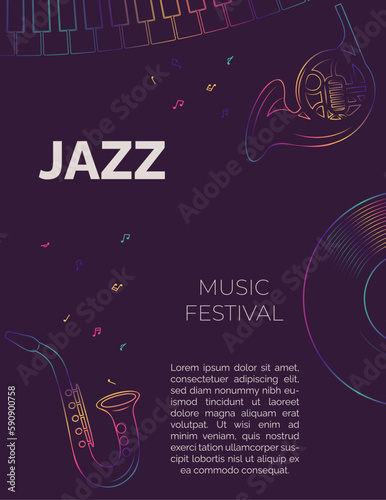 Photography design for music festival poster