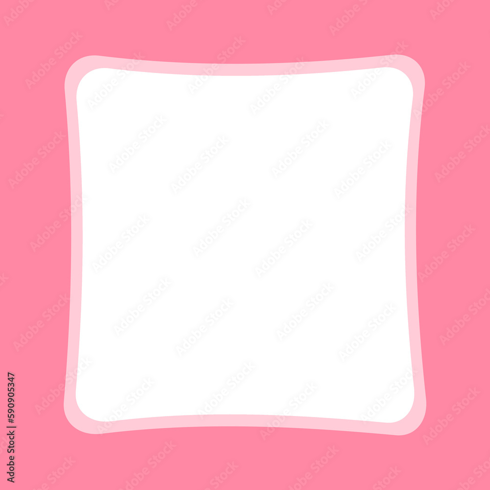 pink square frame