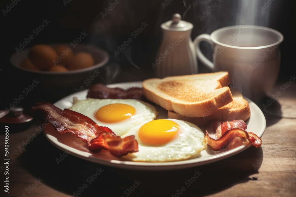Classic English Breakfast Generative AI