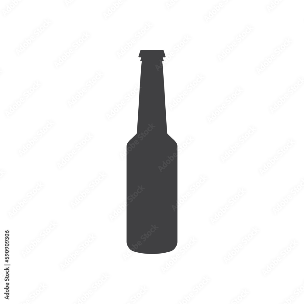 Beer bottle vector icon. Beer flat sign design. Beer bottle symbol pictogram. UX UI icon Beer bottle vector icon. Beer flat sign design. Beer bottle symbol pictogram. UX UI icon