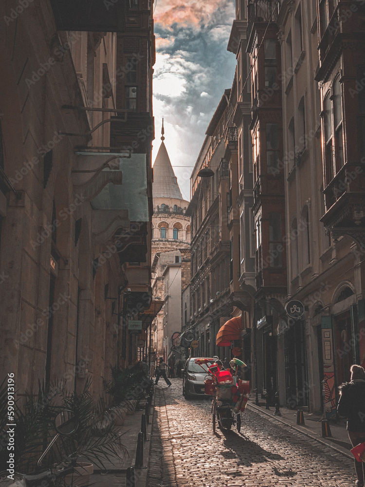 Obraz premium İstanbul-Galata