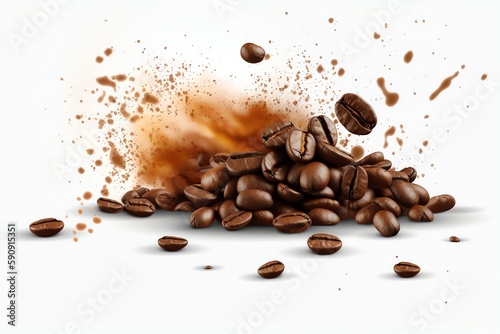 coffee beans dynamic background wallpaper