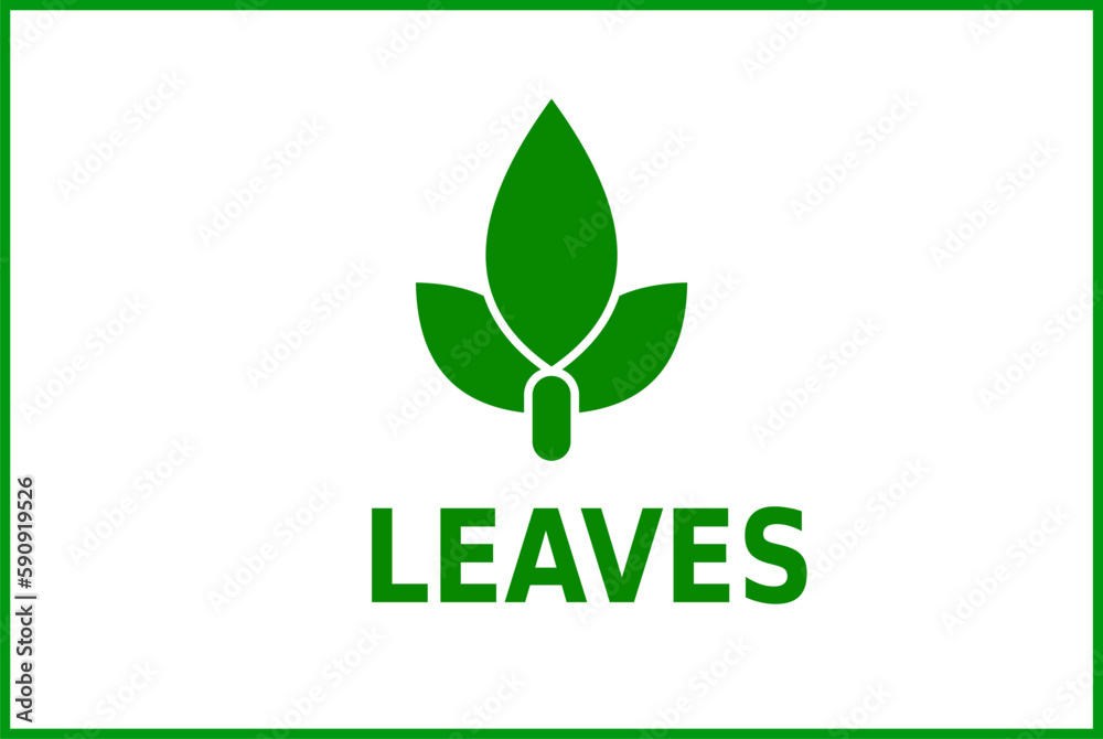 Leaves leaf logo