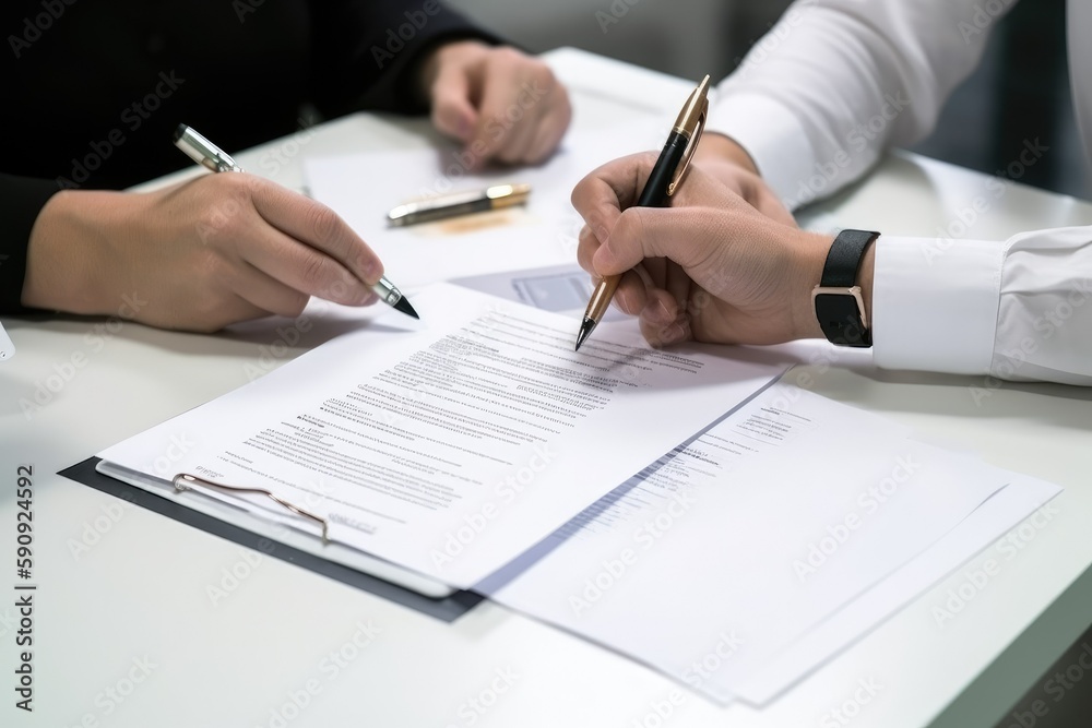 Businessmen’s Hands Team Working on Business Papers on a Table in an Office for Success - Generative AI
Businessmen’s Hands Team Working on Business Papers on a Table in an Office for Success - Generative AI