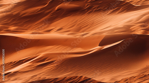 Desert Sand Dunes Seamless Repeating Texture  Generative AI