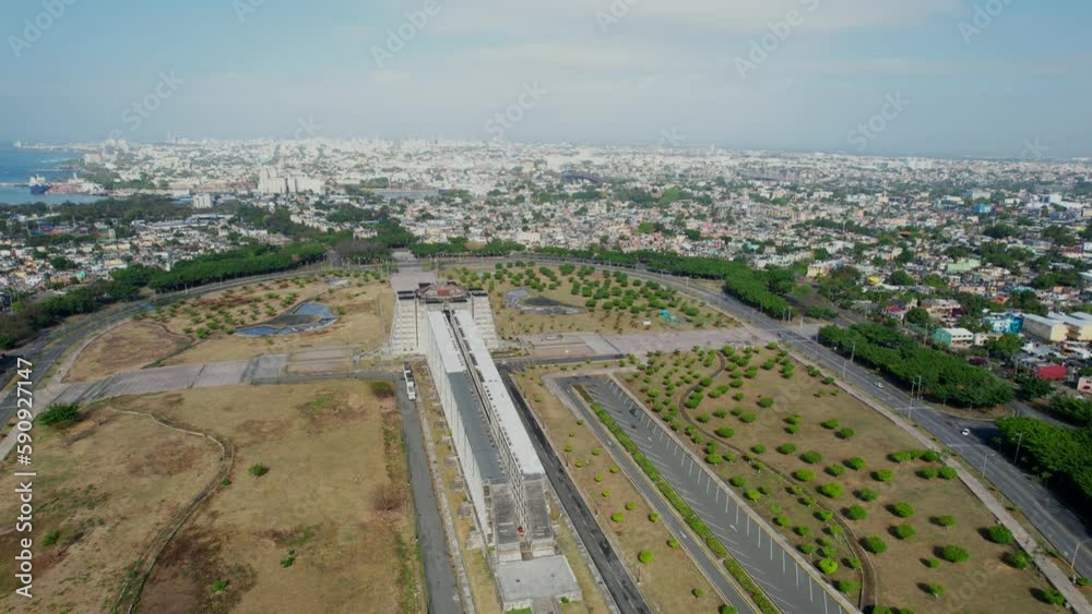The Columbus Lighthouse is an architectural monument and the main attraction of Santo Domingo. The Columbus Lighthouse is an architectural monument and the main attraction of Santo Domingo.