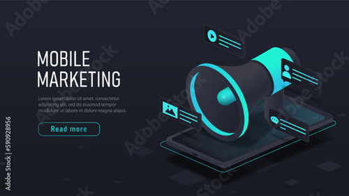 Isometric mobile marketing