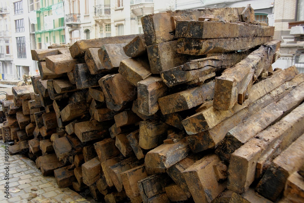 Timber, stack, lumbar, used, material, woodwork, supports, old, re-use, reusable, Timber, stack, lumbar, used, material, woodwork, supports, old, re-use, reusable,