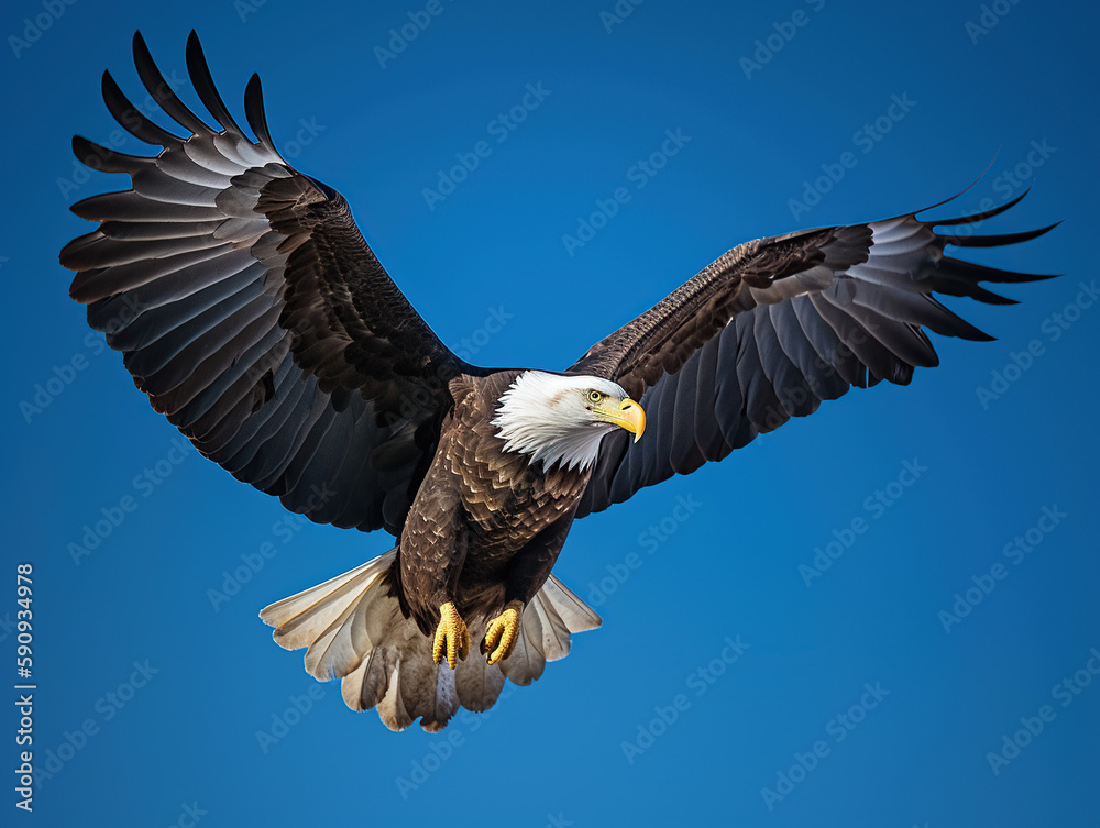 Capturing the Graceful Flight of a Majestic Bald Eagle