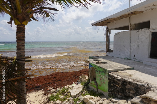 Mexico - Cozumel - Abandoned Building at the Beach