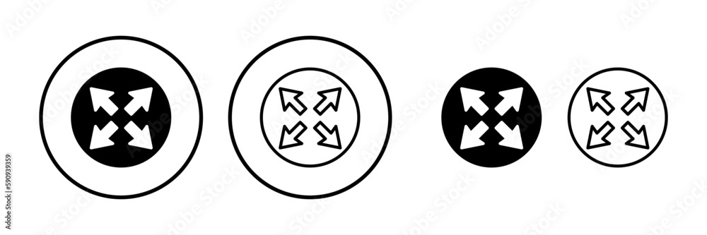 Fullscreen icon vector. expand fullscreen icon Fullscreen icon vector. expand fullscreen icon