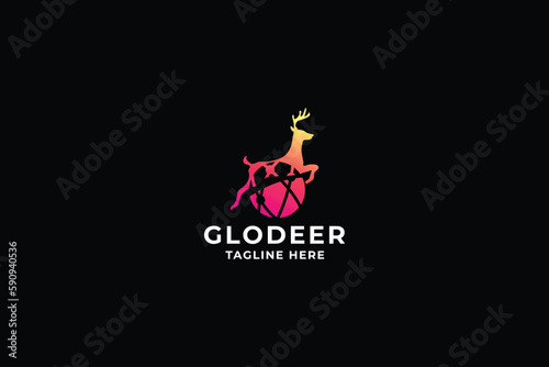 Global Deer Pro Logo Template
