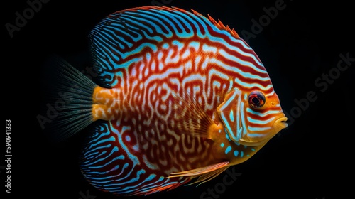 The Magnificent Discus Fish photo