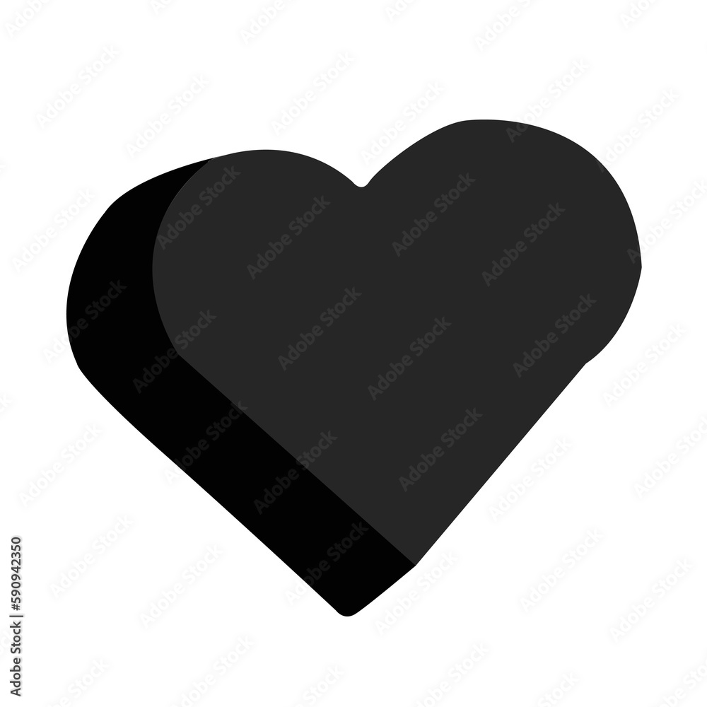 Black heart illustration. Heart silhouette clipart. Black heart illustration. Heart silhouette clipart.
