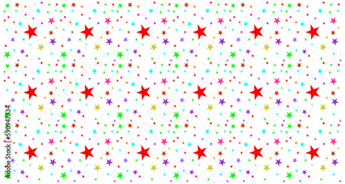 star patterned background design (color) 