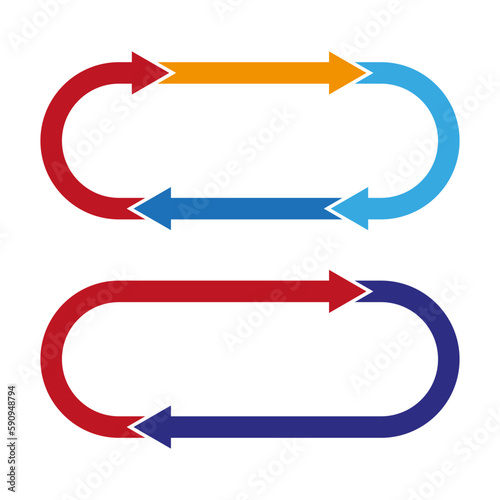 bidirectional arrows data transfer icon vector for graphic design, logo, website, social media, mobile app. Vector illustration.