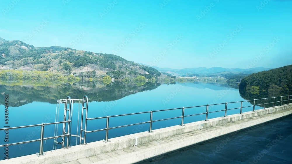 Obraz premium sky blue