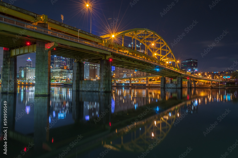 Fort Duquesne Bridge Pittsburgh Pennsylvania 