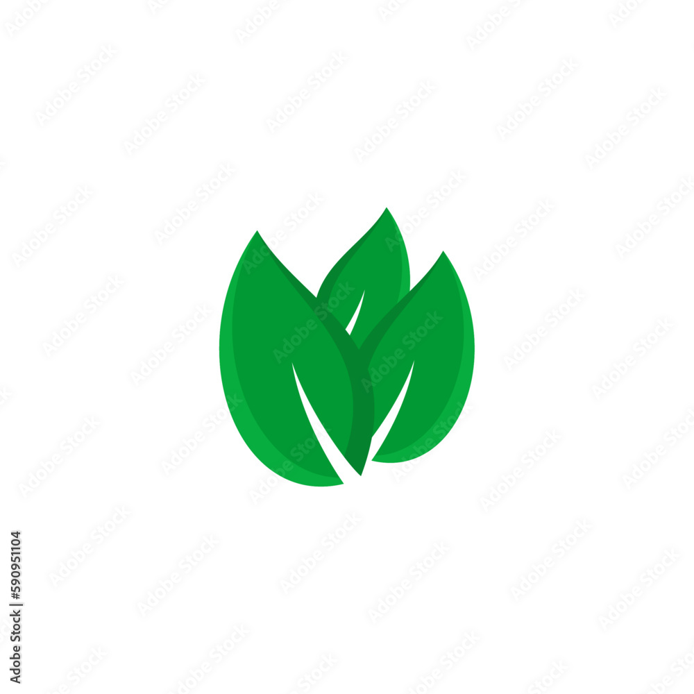fresh green leaf design vector fresh green leaf design vector