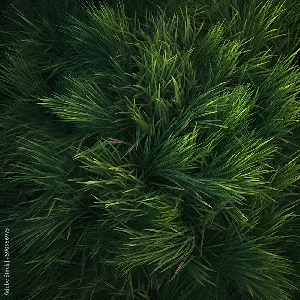 Grass From Overhead Texture