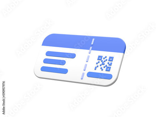 Preparations for a happy journey away. Airplane, ticket,
luggage bag, passport, etc. 3d rendering