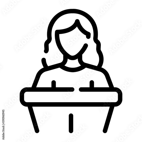 witness line icon