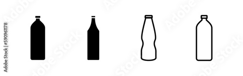 Bottle icon vector for web and mobile app. bottle sign and symbol