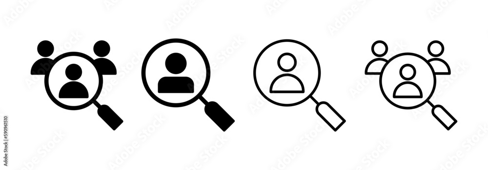 Hiring icon vector for web and mobile app. Search job vacancy sign and symbol. Human resources concept. Recruitment Hiring icon vector for web and mobile app. Search job vacancy sign and symbol. Human resources concept. Recruitment