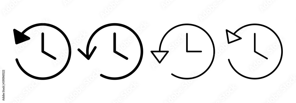 History icon vector for web and mobile app. recent event history sign and symbol History icon vector for web and mobile app. recent event history sign and symbol