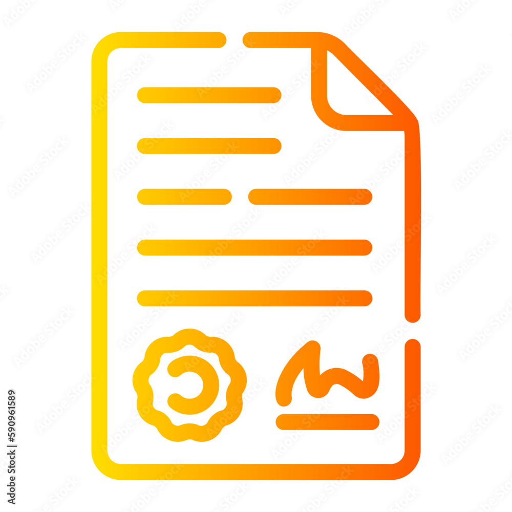 contract gradient icon