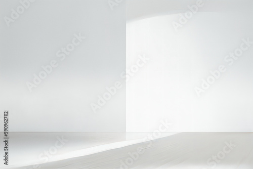 Wallpaper Mural Abstract white studio background for product presentation.  Torontodigital.ca