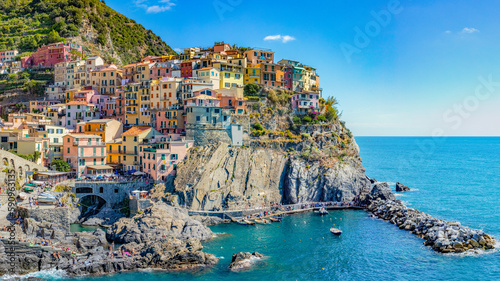 Fototapeta Naklejka Na Ścianę i Meble -  The Coastal Village of Cinque Terre at Italy
