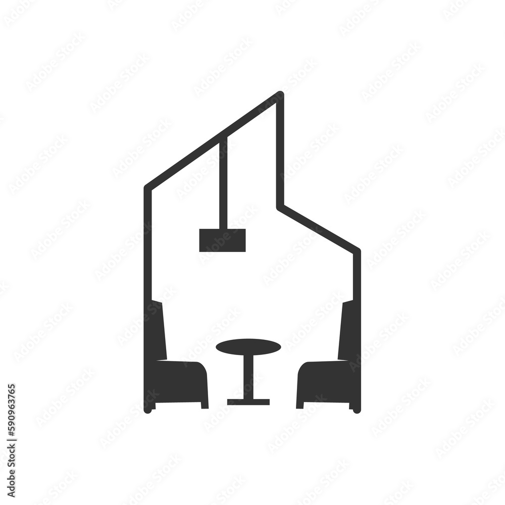 interior logo template. Icon Illustration Brand Identity. Isolated and flat illustration. Vector graphic interior logo template. Icon Illustration Brand Identity. Isolated and flat illustration. Vector graphic