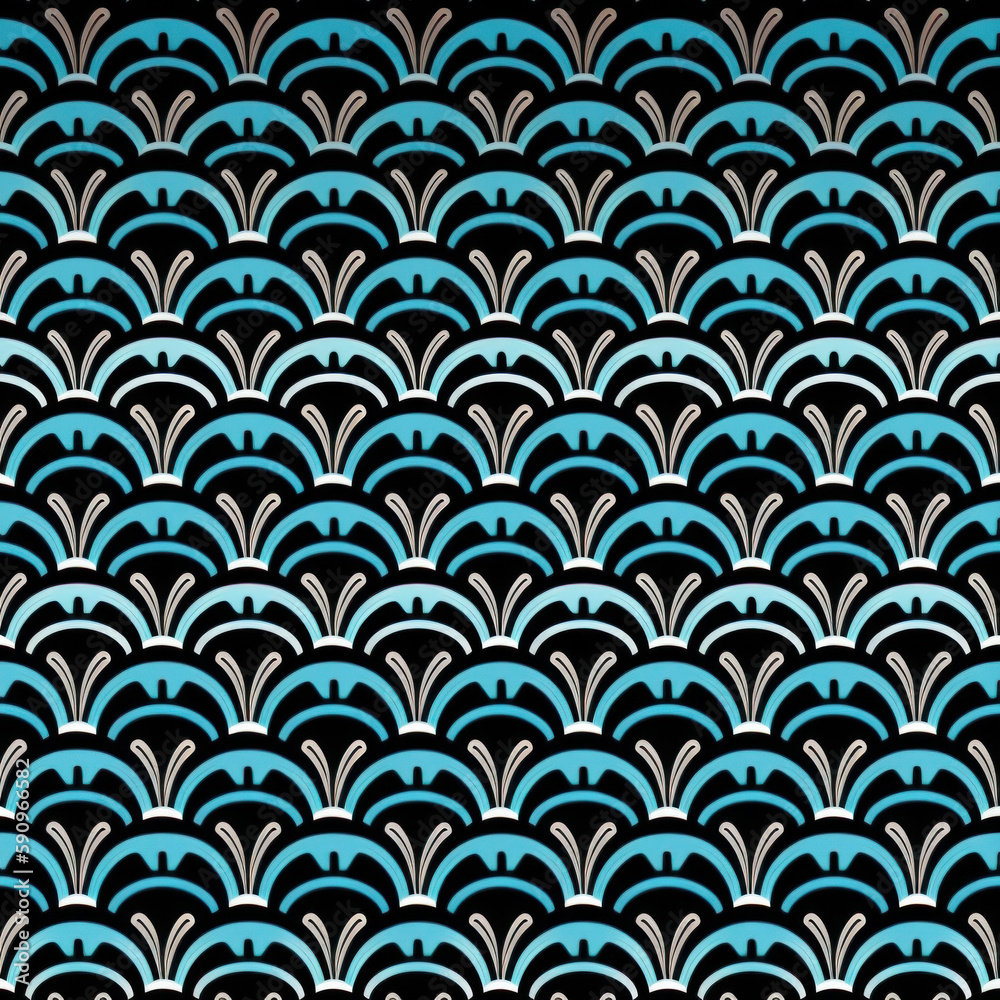 seamless pattern with waves seamless pattern with waves