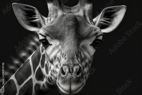 head of the head of a giraffe
