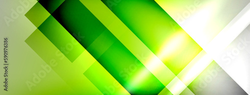 Light and shadow squares and lines abstract background