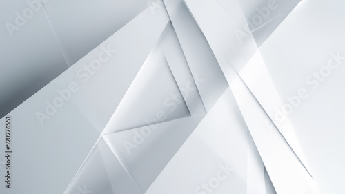 3D Abstract White Background