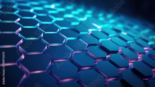 3D Abstract High Tech Background