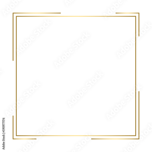 Luxury gold frame