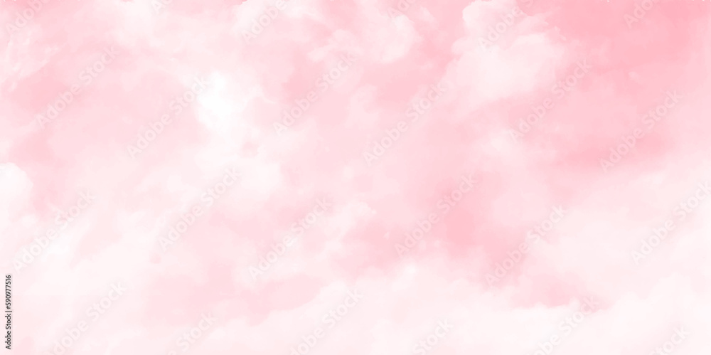 Cloud background with a pastel colored gradient.