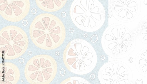 seamless background with flowers